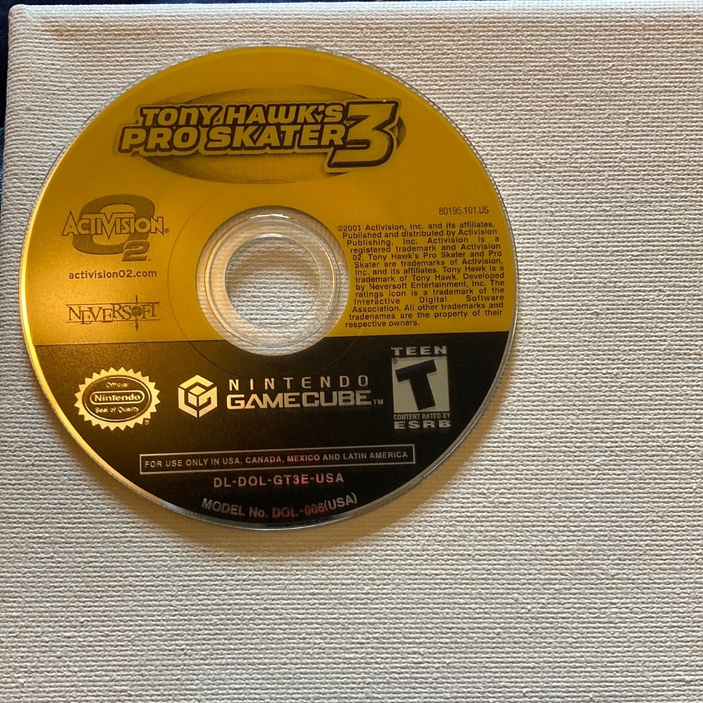 Tony hawk pro skater 3